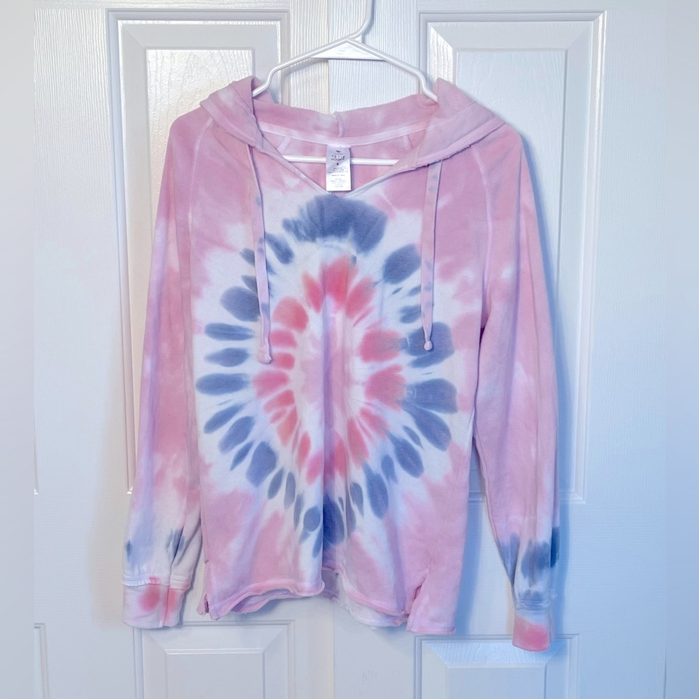 Tie Dye Soft Cotton Hoodie, size S